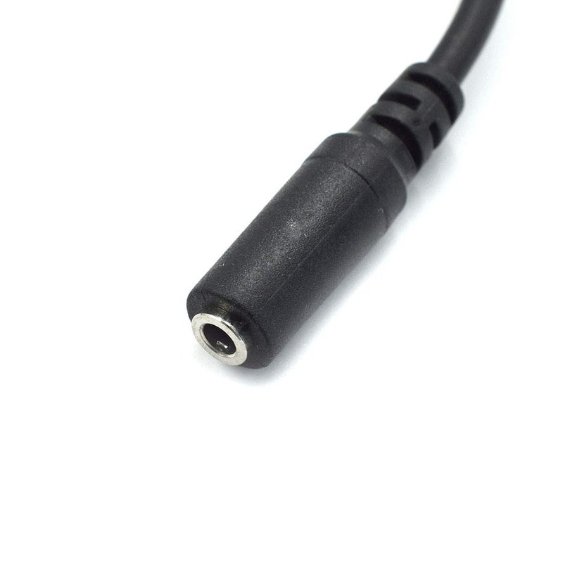 Hxchen 2Pcs Micro 5Pin Male to 3.5mm Female AUX Audio Cable Cord for Headset Adapter Active Clip Mic Microphone (Micro 5P Male to 3.5mm Female) - Image 2